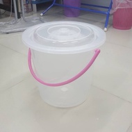 5.5 Gallon Water Tank With Lid Clear White**