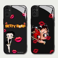 TS-40 Betty Boop HD Glass Casing for Samsung A05S A35 A55 A24 A14 A15 A04S A34 A25 M15 A54 S21 FE Pl