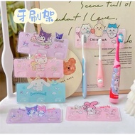 Sanrio 2-Hook Toothbrush Holder Sticker - Practical Solution for Storing Toothbrush
