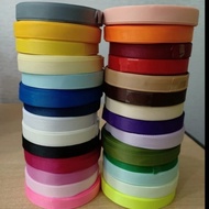 Satin Ribbon 1/ 2 Inch Import per 1 ROLL Satin Ribbon 1.25 cm Bouquet Ribbon Roll Ribbon Roll Ribbon
