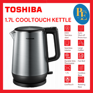 Toshiba Cool Touch Stainless Steel Electric Jug Kettle 1.7L - KT-17DR1NMY