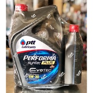 น้ำมันเครื่องเบนซินกึ่งสังเคราะห์ ปตท. เพอร์ฟอร์มา ซินเทค พลัส 5W-30 PTT Performa Syntec PLUS EVOTEC