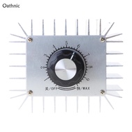Oathnic Professional 5000W Motor Speed Regulator with Metal Casing 220V 5000W Thyristor Motor Double