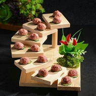 Premium Wooden Sushi Tray / Wooden Sushi Stair Tray D79