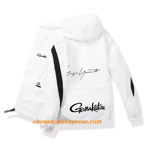 2024 Gamakatsu Fishing Clothing Hooded Fishing Wear Outdoor Sport Fishing Shirts Mens Breathable Run