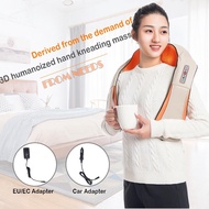 U Shape Electrical Shiatsu Back Neck Shoulder Body Massager Infrared Heated 4D Kneading Car/Home Massage Shawl Device