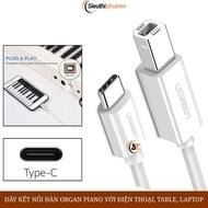 MIDI cable Connecting USB-C phone and tablet to high-speed Piano, 1.5m 3m long