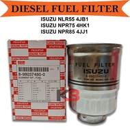 ISUZU LORRY TRUCK NLR55 4JB1, NPR75 4HK1, NPR85 4JJ1 DIESEL FUEL FILTER ( 8-98037480-0 )