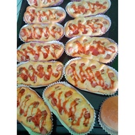 roti sosej/roti pizza