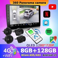(4G Sim Card Support) Android Car Player Android 13 8Core 8GB+128GB 2din 9/10inch Android Car Radio