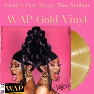 แผ่นเสียง 12 นิ้ว Cardi B Feat. Megan Thee Stallion – WAP (Gold Vinyl) (ใหม่ซีล)  ปี 2020