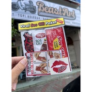 SOS CILI / STICKER SOS CILI / SOS CILI PAKET / STICKER BEAST ART