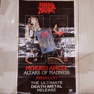 Poster morbid angel - altars of madness original bonus kaset