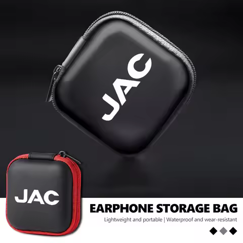 For JAC Car Earphone Key Case Men Ladies Key Storage Bag Auto Accessories J3 J4 J7 JS2 JS3 JS4 KR1 S