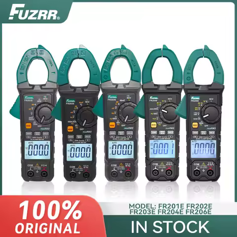 FUZRR FR201E FR202E FR203E FR204E FR206E Auto Ranging AC Clamp Meter Fully Automatic True RMS Curren