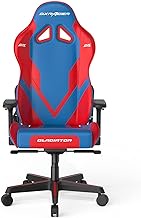DXRacer G Series GC/G001/BR Computer Chair (OH/G8200/BR) - Red and Blue, Premium Craftsmanship, Adjustable Backrest, 4D Adjustable Armrests, Multi-Function Tilt Mechanism, Anti-Scratch PU Casters