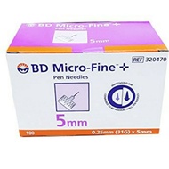 BD Micro-Fine Pen Needle 0.25mm(31G) × 5mm 100's