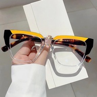 Oversized Eyeglasses Frames Multicolor Spectacles Trendy Women Eyeglasses