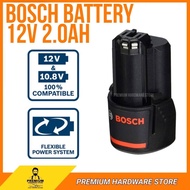 BOSCH GBA 12V 2.0AH (LI-ION) Battery Pack For GSR120LI GDR120LI GSB120LI Bosch Drill Battery Bateri 