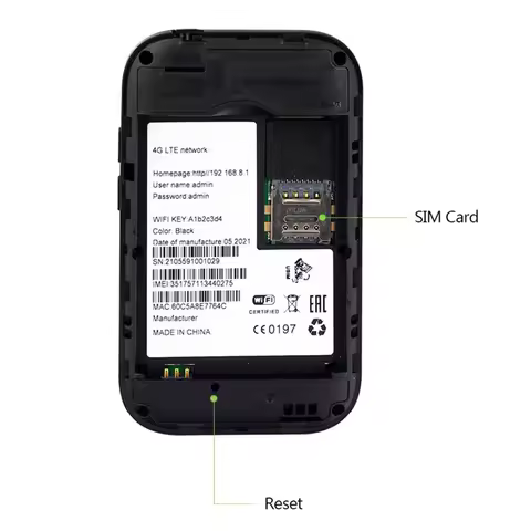 High Speed Mini Router with SIM Card Slot Wireless 4G LTE Router 4G LTE Modem Router for RV Travel V