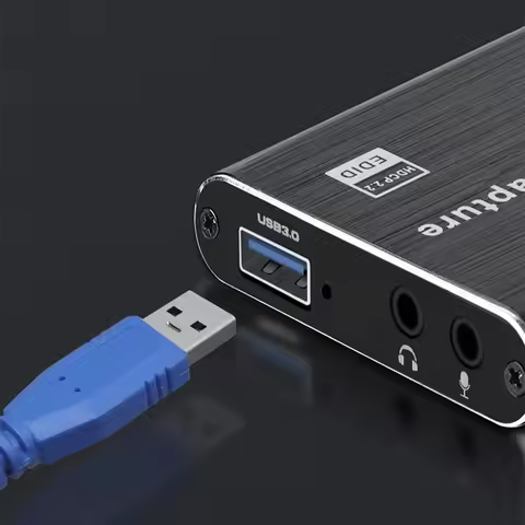 4K USB 3.0 Video Capture Card HDMI-compatible 4K 30HZ 1080P HD Video Recorder Grabber For PS4 OBS Ga