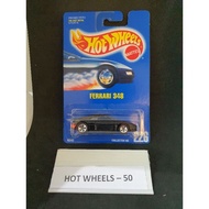 HOT WHEELS BLACK FERRARI 348