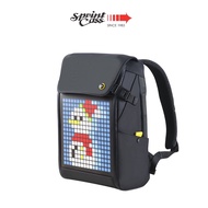 DIVOOM Pixoo M Backpack Men 15 Inch Waterproof Backpack Laptop Bag Men Women Daypack with 16 × 16 RGB Pixel Art Screen