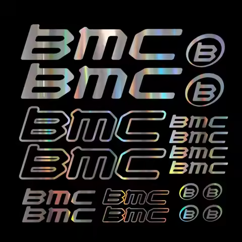 For BMC Bicycle Frame Vinyl Graphic Sticker Car Styling Car Body Decals Sticker Set MOUNTAIN Cycling