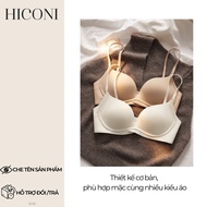 AL81 Women's Bra with Molded Design, High Quality Rimless, Sexy Bust Lift HICONI