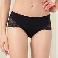 Triumph-Fiber Type Confidential Series Mid-Waist Flat Pants M-EEL Classic Black|87R2440 04