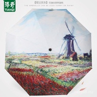 Sun Umbrella Outdoor Folding Umbrella Good Quality Sunshade Windmill Sunscreen Pattern 30% Odd Ready