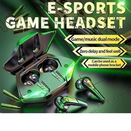 Gaming Wireless Earbuds – Low Latency, Music/Game Mode, LED Case