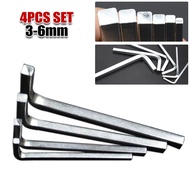 [HOT]❤4Pcs L Shape Square Head Wrench Square Key 4 Point Wrench Screwdriver Set 3-6mm