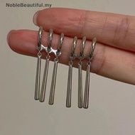 [NobleBeautiful] 1Pair One Piece Zoro Anime Earrings Women Men Cosplay Earrings Piercing Jewelry Fas