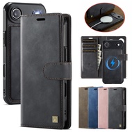 New Casing for IPhone 17 Pro Air 16 16E 15 14 Plus 13 12 Pro Max Black Flip Stand Wireless Charging 