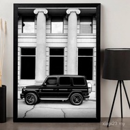Black and White G Wagon Car Poster Print Canvas Painting G Class Home Decor Car PHotography Wall Art