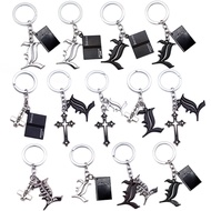 Hot New Bleach Anime Death Note Death Note Shinigami Black Notebook Keychain Cross Pendant