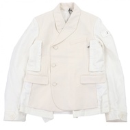 [5積分] 全新未使用 □ DIOR sacai Dior Homme Sacai 213C430B5180 22SS Logo Patch Docking Design Single Jacket 