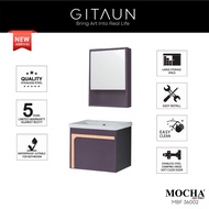 [MOCHA] Bathroom Furniture / Basin Cabinet / Ceramic Basin / Stainless Steel SUS 304 / Basin Cabinet Set / MBF36002