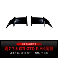 2013-2019 Volkswagen Golf Golf7 MK7 7.5 R GTI GTD Rear Wing Top Wing Modification Part Auto Body Kit