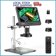 [MY Stock]TOMLOV DM602 Pro 10.1" HDMI Flexible Arm Digital Solding Microscope 2000x Soldering Coin M
