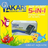 AIR PUMP TAKARI AT 999 at 2800 AERATOR AQUARIUM 1 OUTPUT 1 hole