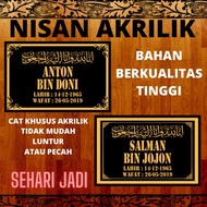 Acrylic Tombstone Name/ Tombstone Acrylic Grave Name/