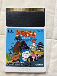 二手 PC Engine 多啦A夢迷宮大作戰 遊戲卡