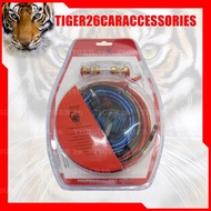 QUALITY CAR AUDIO 8GA RCA CABLE WIRING SET AMPLIFIER SUBWOOFER INSTALLATION KIT + FUSEBOX HOLDER SPE