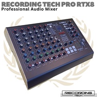 RECORDING TECH PRO-RTX8 8 Channel Professional Audio Mixer