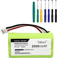 SCESMIA 3AA-HHC Replacement Battery for Life on Record A28 Life on Record A28 Trek Flex 3.6V 2000mAh