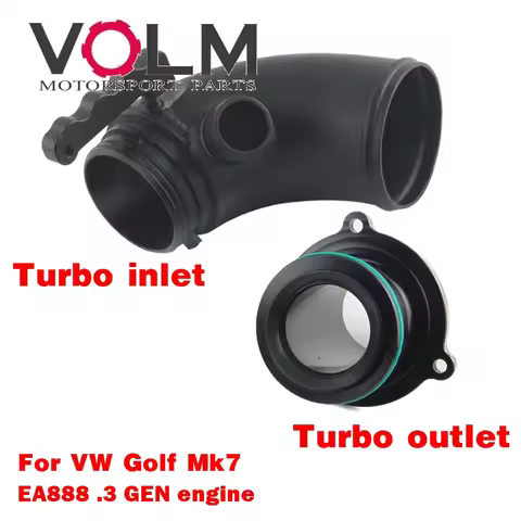 Turbo inlet outlet upgrade pipes tubes Muffler delete for golf 7 audi A3 8V S3 S1 TT leon EA888 Gen3