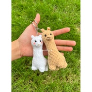 Alpaca 羊驼锁匙圈🦙 handmade crochet cute gift ideas birthday anniversary