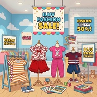 IL - SPECIAL 6.6 RANDOM CHILDREN'S CLOTHES RANDOM SURPRISE/ CHILDREN'S CLOTHES FOR 5K - 50K
